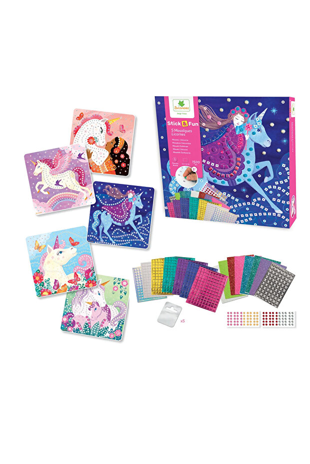 Creative mosaic kit Unicorns Sycomore, 1500 pieces - 2