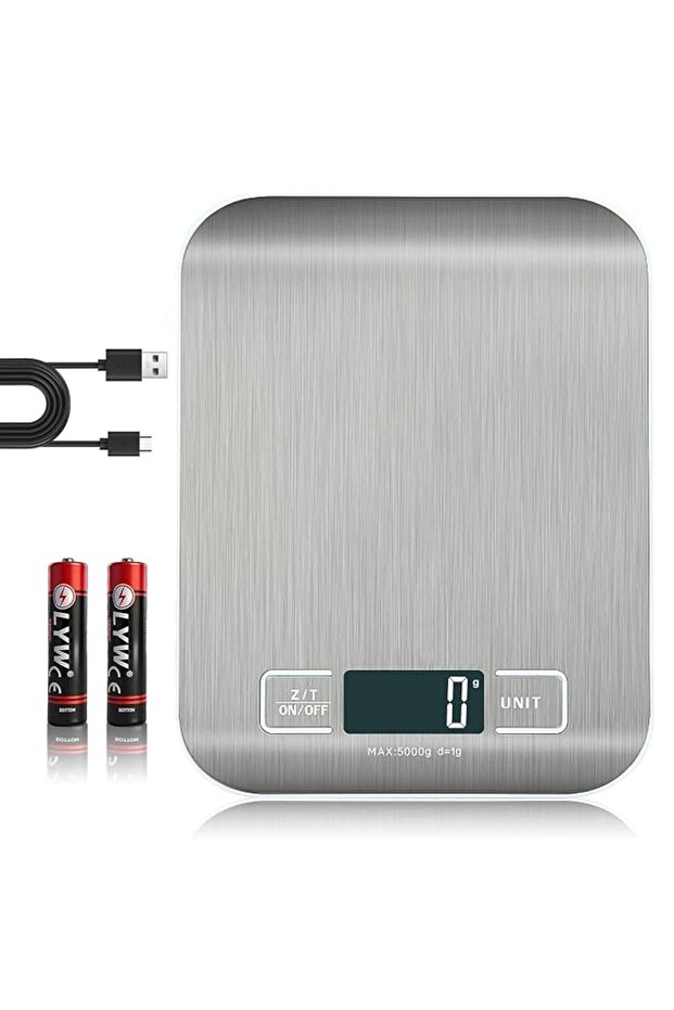 Kitchen Scale for Food, Smart Nutrition Calculator, High Precision, Bariatric, Baking, Cooking, Meal Prep, Portable, Auto-Off,