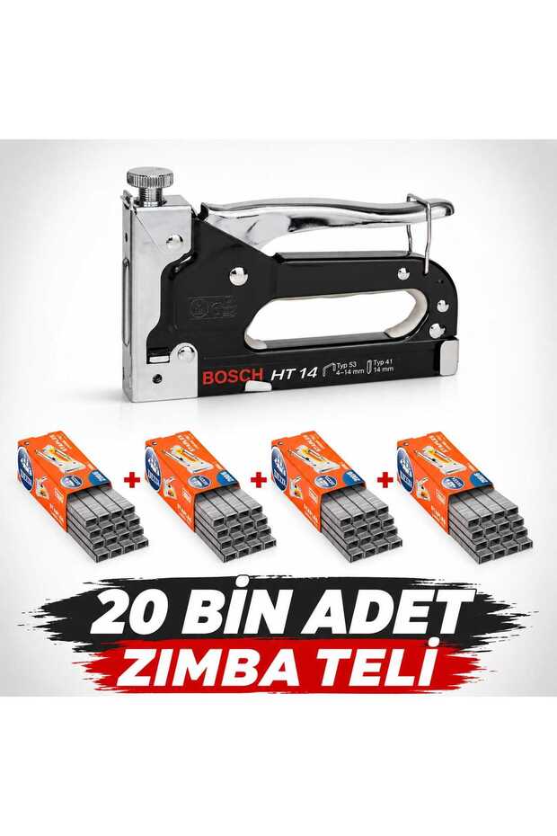 Ht 14 Hand Stapler + 20,000 Staple Clips