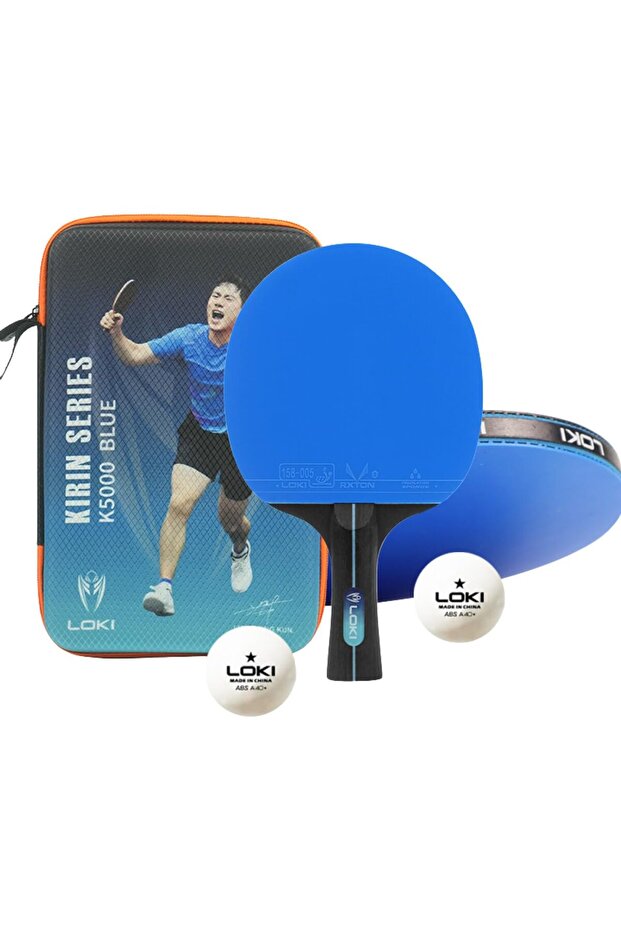 Table Tennis Racket Set for two player, LOKI Quality K5000, Ping Pong Paddle, for intermediate and advanced levels