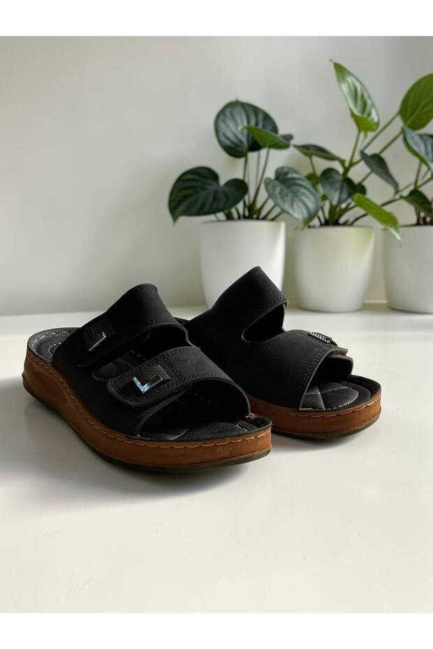 Foxter Roller Tape Buckle Velcro Boxed Daily Slippers