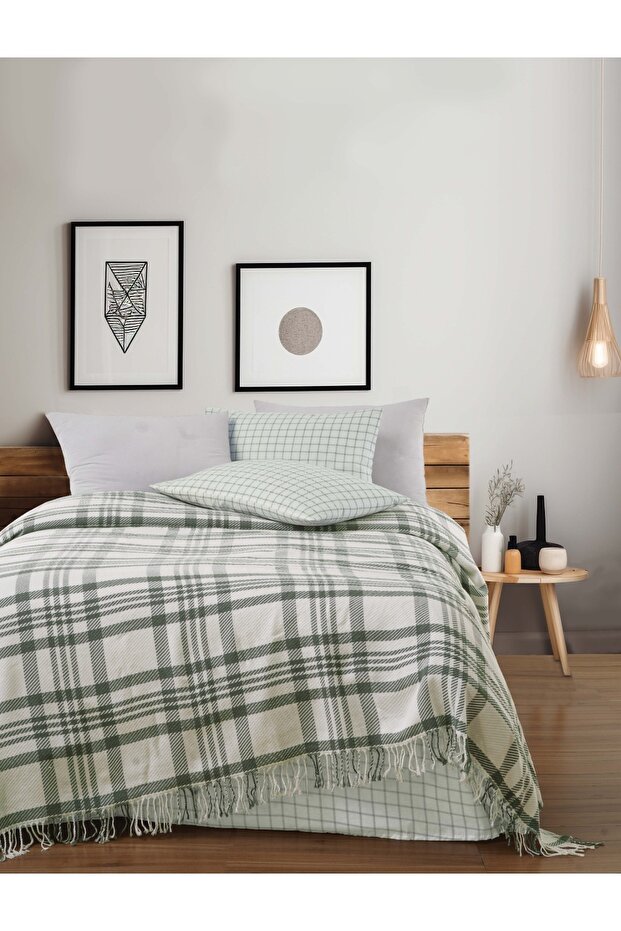Solis Double Pique Set | Modern Patterned | Soft Textured | Summer House | Breathable | Comfortable