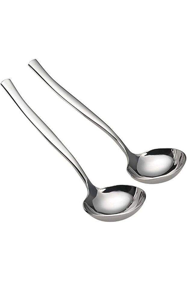 2-Piece Stainless Steel Gravy Soup Spoon, Gravy Ladle Soup, Small Ladle