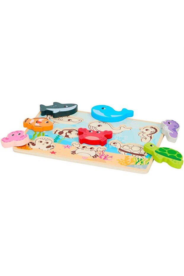 3D Ahşap Puzzle Deniz