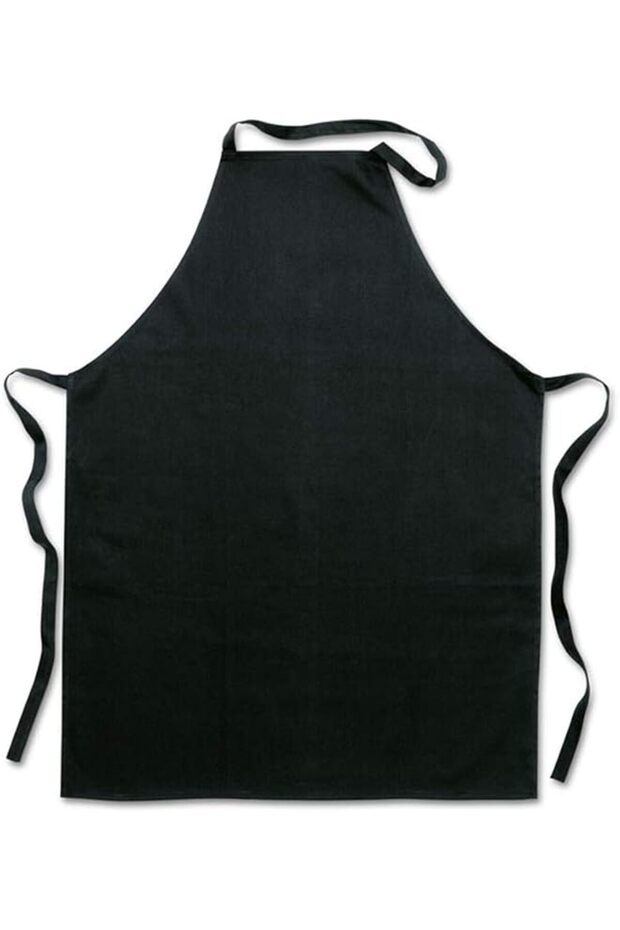 Kitchen Apron Black Cotton Material