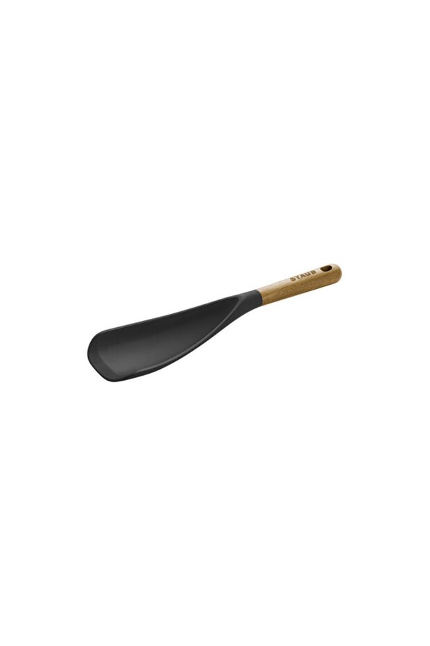 30 cm Black Silicone Spoon - Durable and Practical Kitchen Utensil