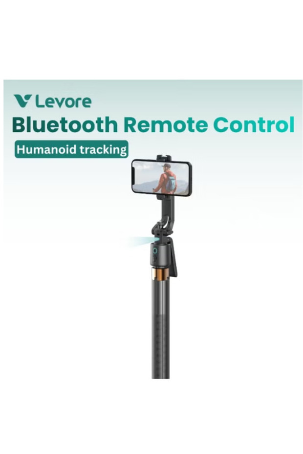 360° Rotation Selfie Stick with Wireless Remote, Extendable Tripod Stand, Adjustable Phone Holder for iPhone, Android Smartphones, Vlogging, Travel & Live Streaming – Black