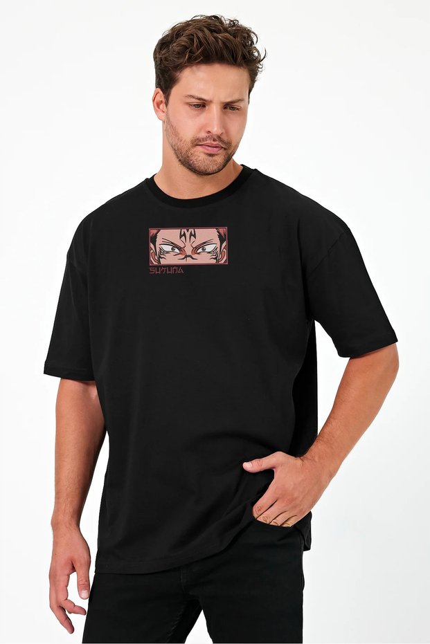 Jujutsu Kaisen Ryomen Sukuna Embroidered 100% Cotton Premium T-Shirt