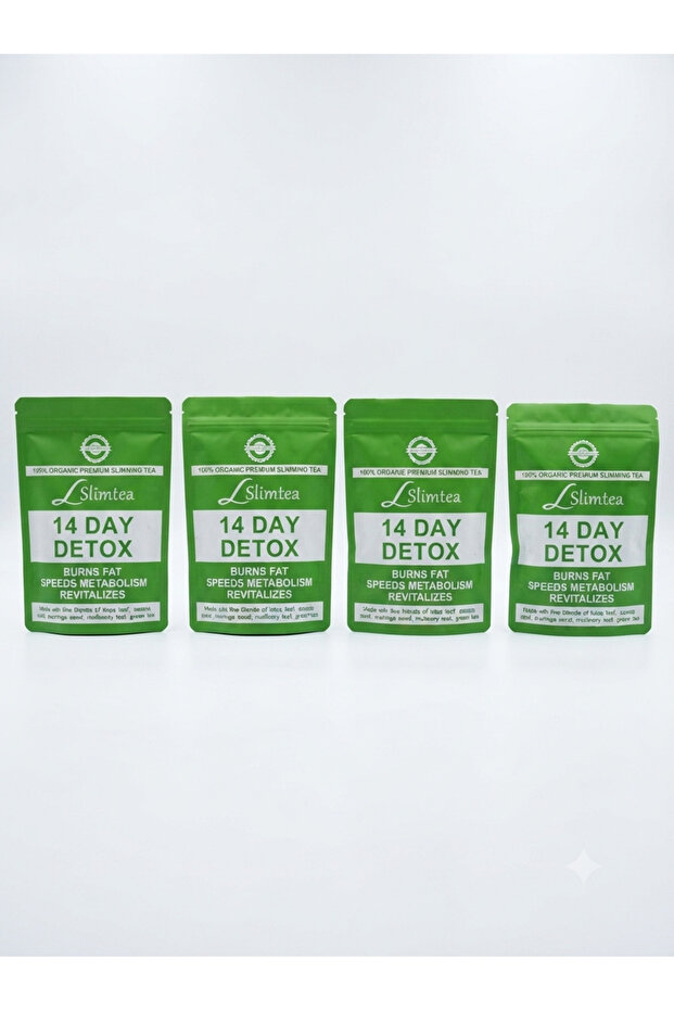 شاي ديتوكس للتخسيس 4 عبوات
