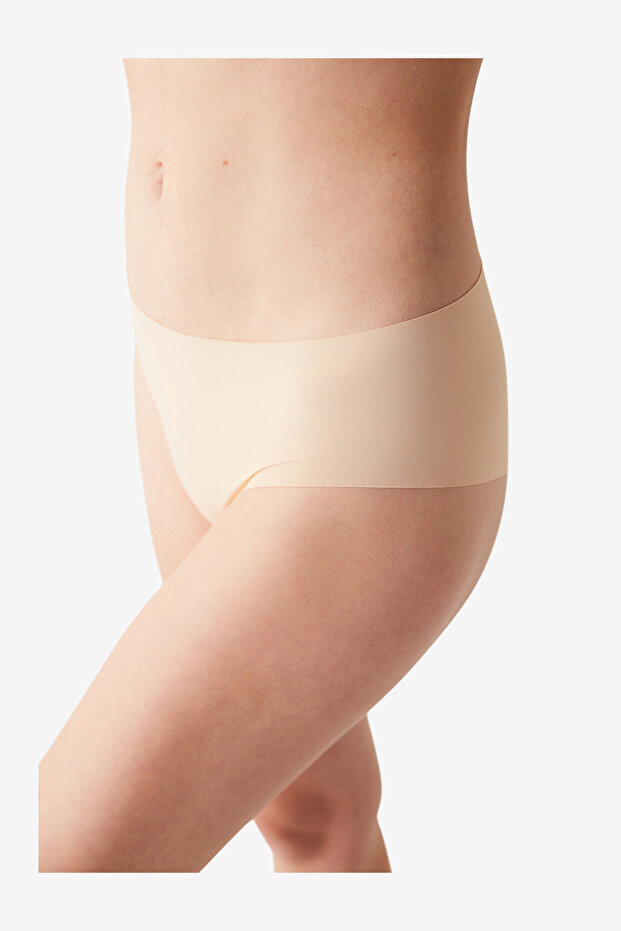 Women Smooth Hipster Beige Briefs