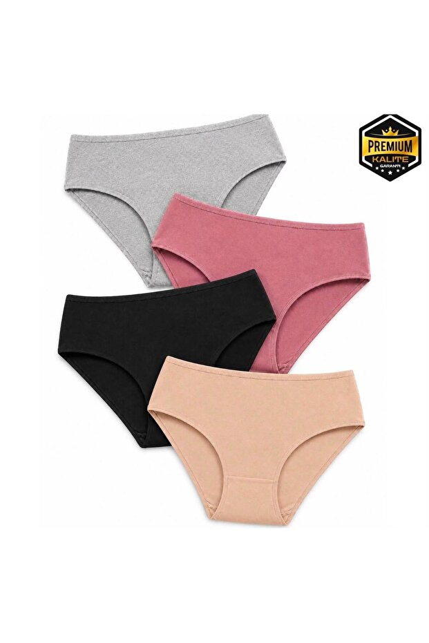4-Pack 90% Cotton 10% Lycra Bato Panties