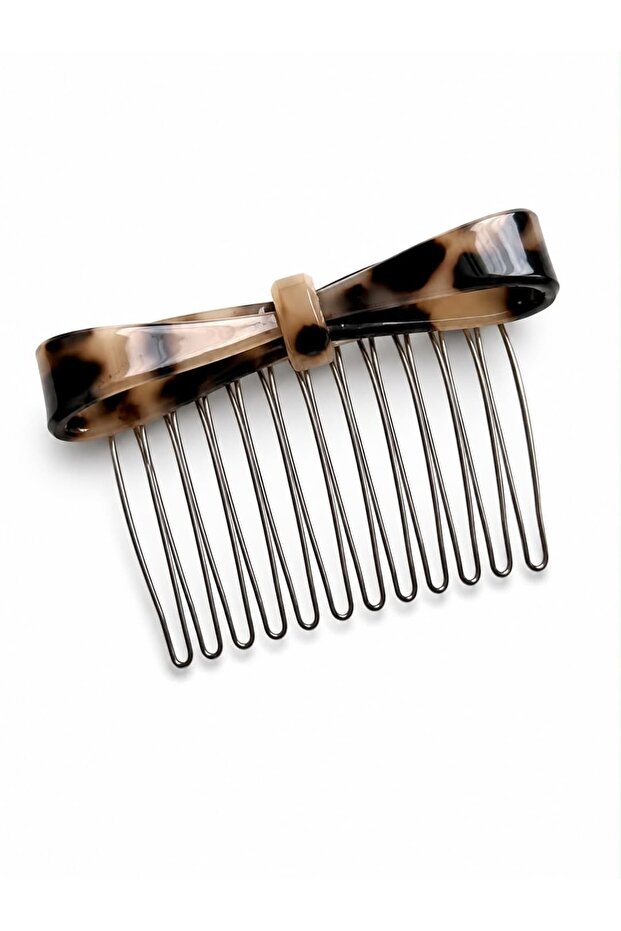 Bow Bone Comb Bun Clip