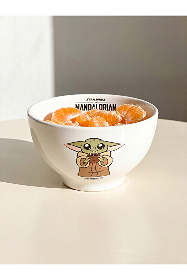 Timeless Clothing & Timeless Choices Star Wars the Mandalorian Printed Ceramic Bowl