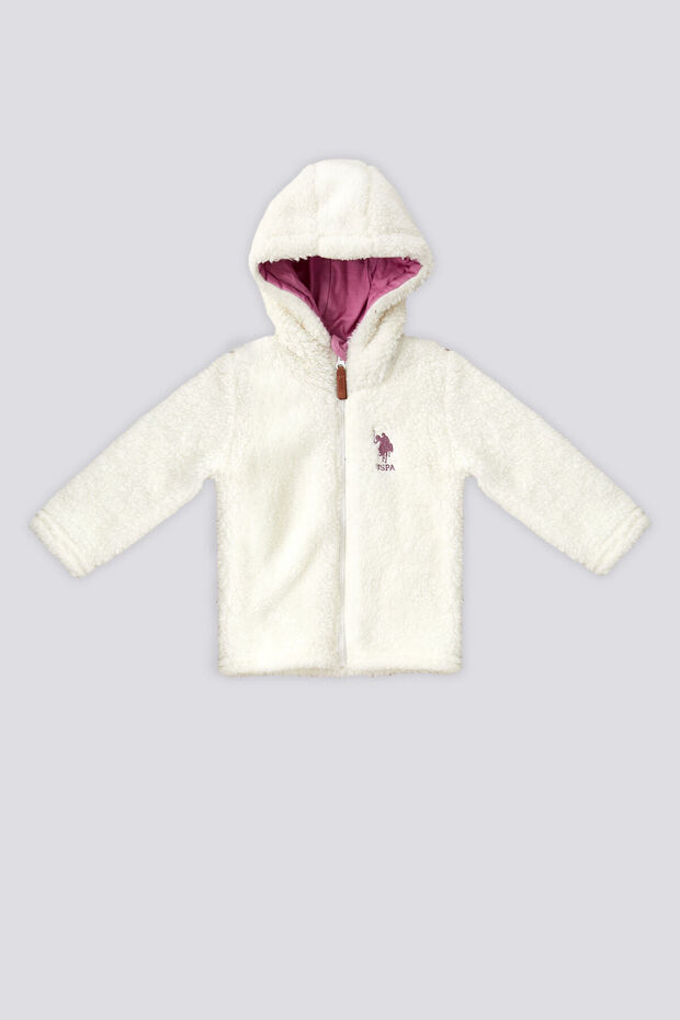 U.S. Polo Assn Baby Girl Gray Cardigan