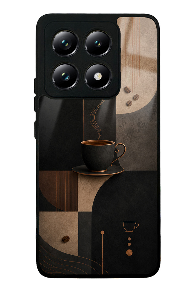 Xiaomi Mi 14t Black Mocha Coffee Design Glossy Phone Case