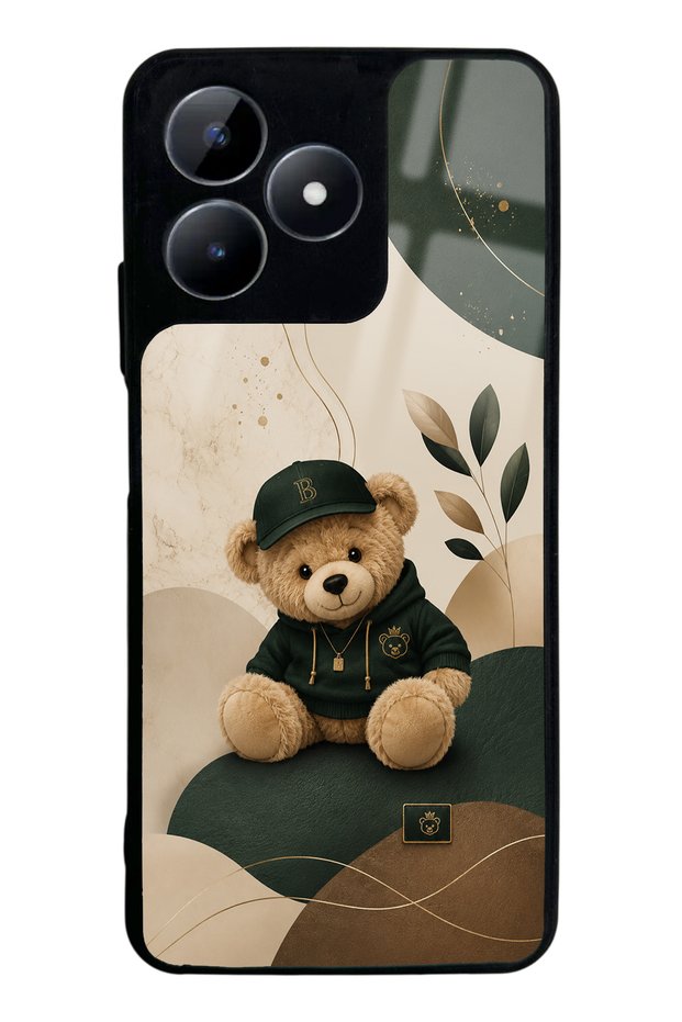 Realme C53 Forest Teddy Design Glossy Phone Case