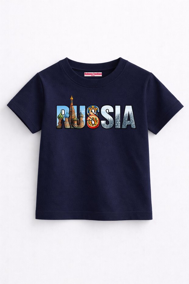 Russia Landmarks Kids T-Shirt