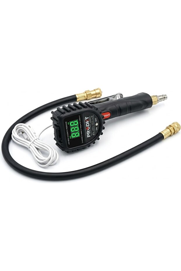 Dht Digital Tire Inflator Air Gauge 255 Psi