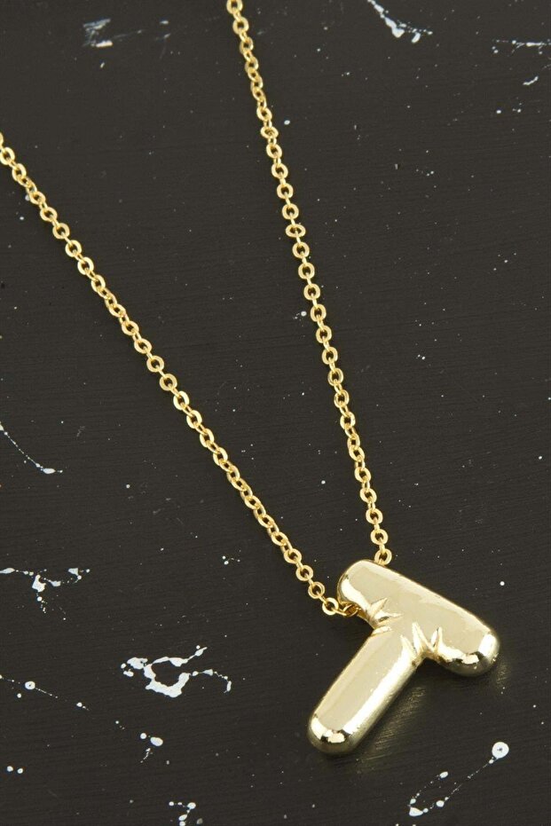 Spt-Gld Letter t (81221) Balloon Pendant-Yellow