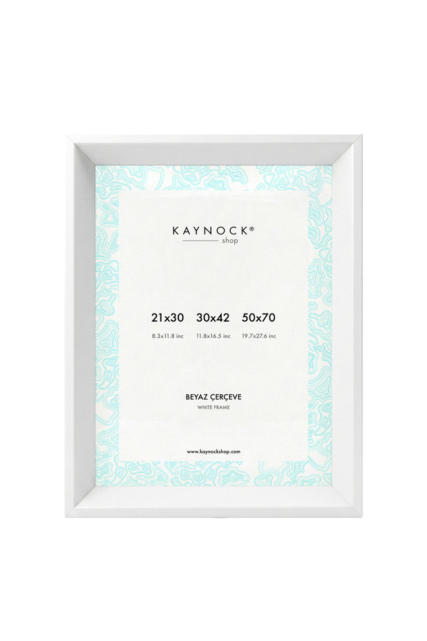 إطار أبيض عميق 50 × 70