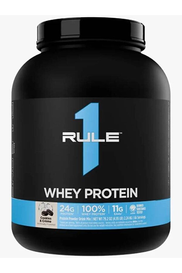 Rule1 Whey Protein 11 Eaa - 2.24kg- Cookies and Cream
