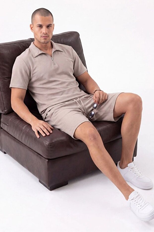 Men's Fino Unprinted Classic Shorts Set
