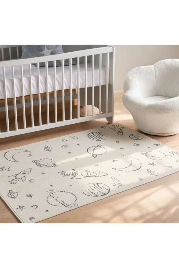 Orbit Adventure Supersoft Rug 140x200cm - White