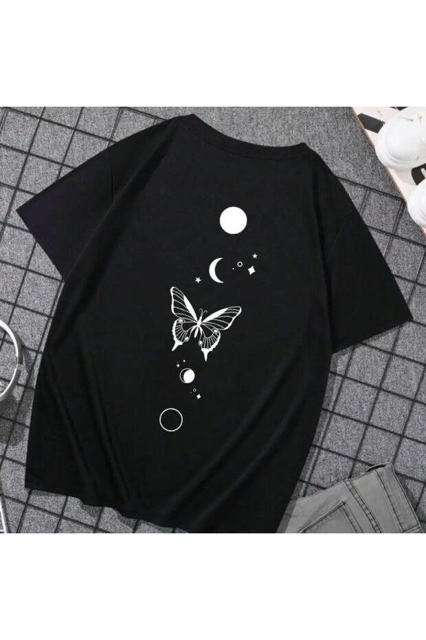 Calle Unisex Colorful Oversize Printed T-Shirt Streetwear Comfortable Fit Daily Premium