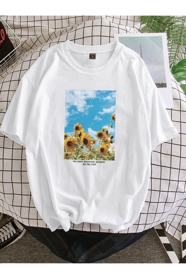 Calle Unisex Colorful Oversize Printed T-Shirt Streetwear Comfortable Fit Daily Premium