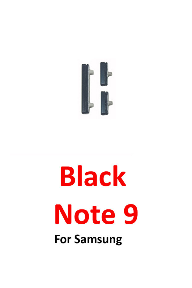 زر تشغيل وإيقاف الهاتف الأسود الجديد لـ Note 9 N960 N960F، زر التحكم بالصوت، زر بيكسبي، زر الاتصال الداخلي