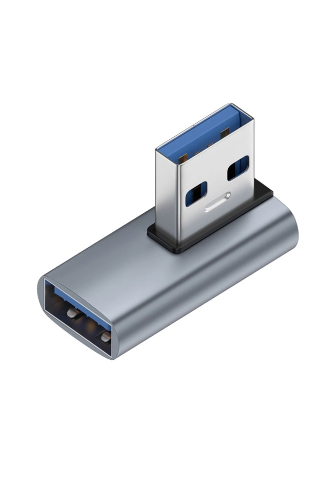 محول USB منحني من الأمام بزاوية 90 درجة، 1/2/3 قطع، موصل USB بسرعة 10 جيجابت في الثانية، يستخدم لـ P