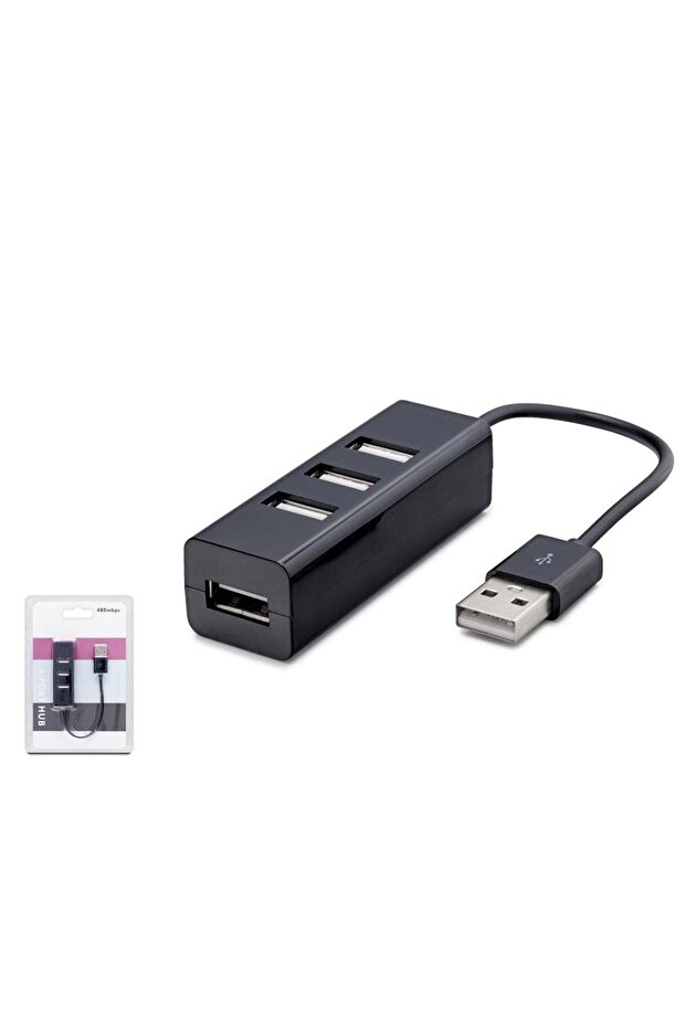 Hdx7014 USB Hub 4 Port 480 Mbps Black