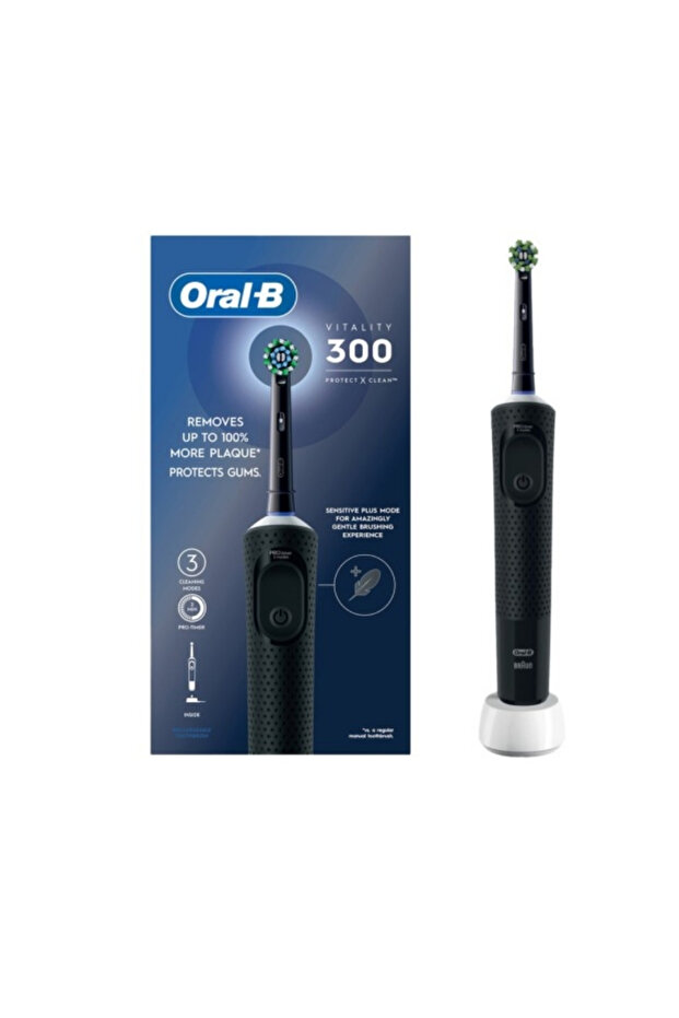 Oral-B Vitality D300 Rechargeable Toothbrush Black