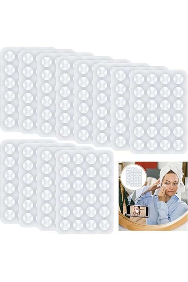 Silicone Suction Phone Case Adhesive Mount, Hands-Free Mobile Holder