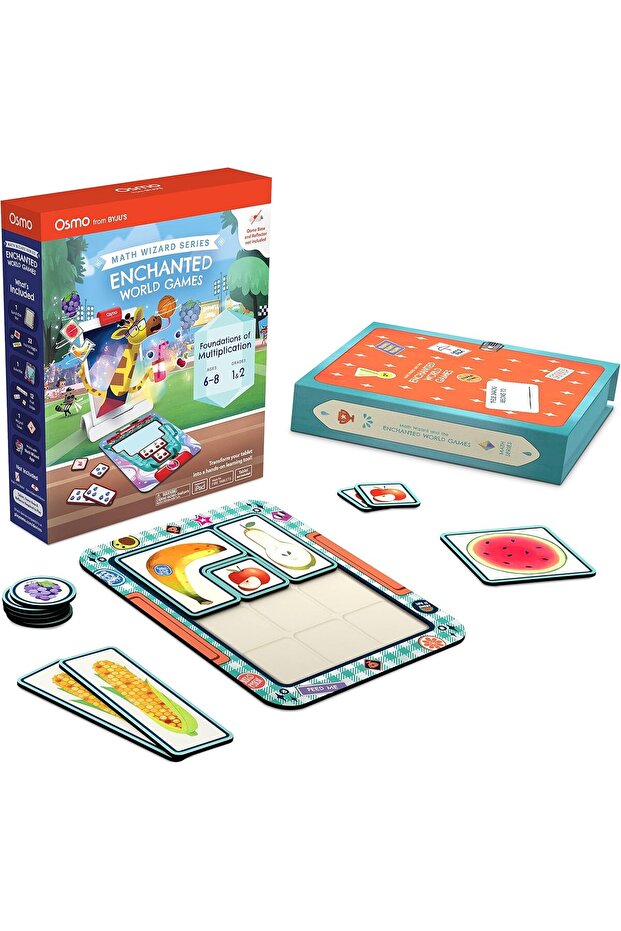 - Math Wizard And The Enchanted World Games Ipad & Fire Tablet - Ages 6-8/Grades 1-2 - Foundations Of Multiplication - Curriculum-Inspired - Stem Toy (Osmo Base Required) ( Exclusive)