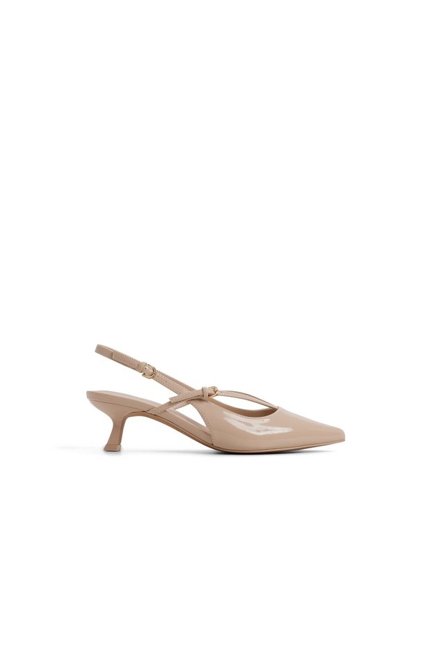 Ameelia Ladies Beige Heeled Shoes