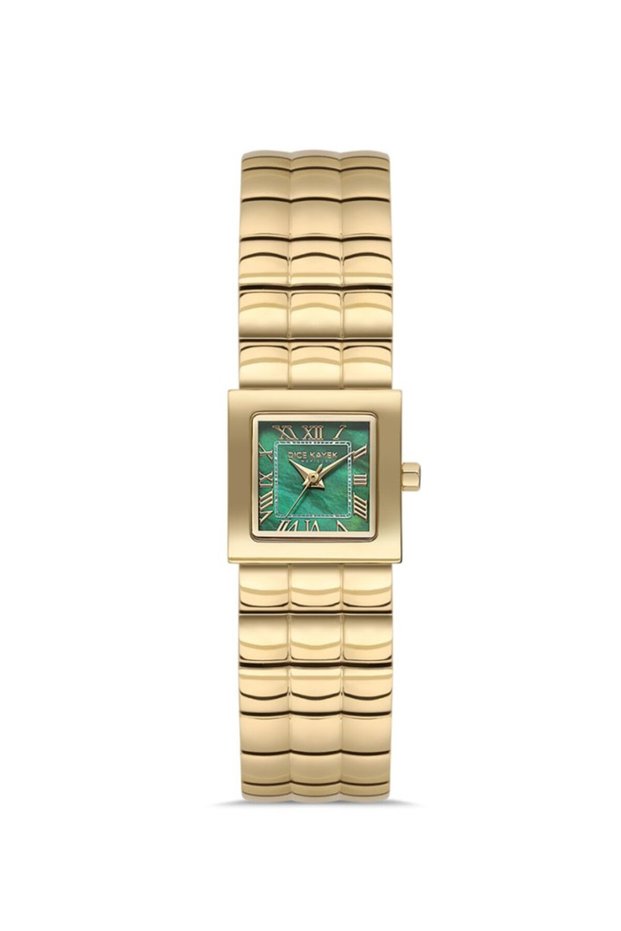 Dk.1.Ag1462.49 Stoned Design 3 Atm Water Resistant Metallic-Gold Color Women's Wristwatch