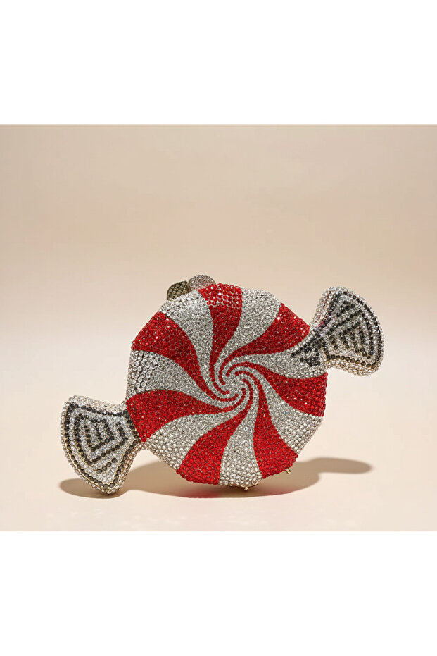 Candy Swirl Crystal Clutch Crystal Clutch Bag Rhinestone Bag