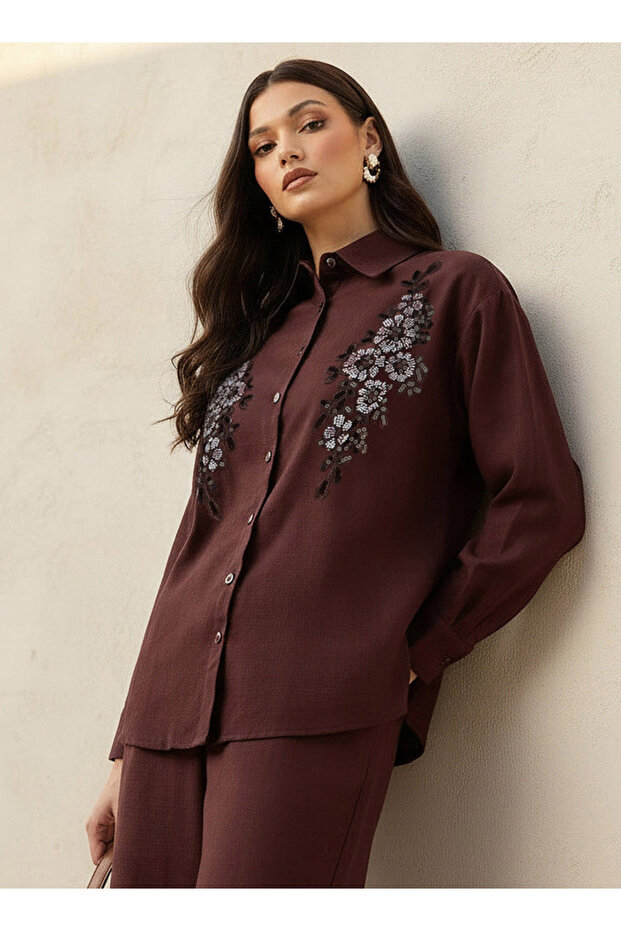 LINEN EMBRIODERY TOP