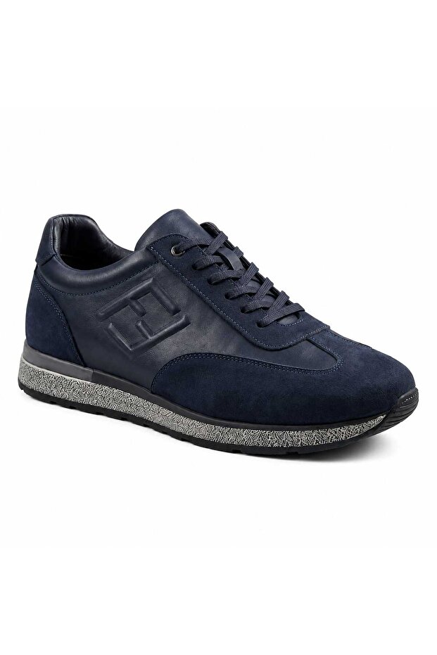 Premium Confort Men's Genuine Leather Orthopedic Sole Casual Sneaker Daily Shoes