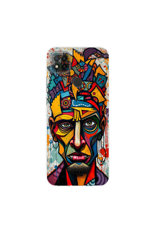 Redmi 9C Compatible Table 1 Design Transparent Case