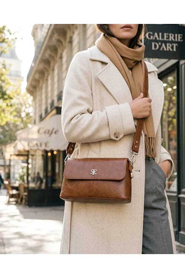 İmpol Monogram Patterned Women's Shoulder Bag