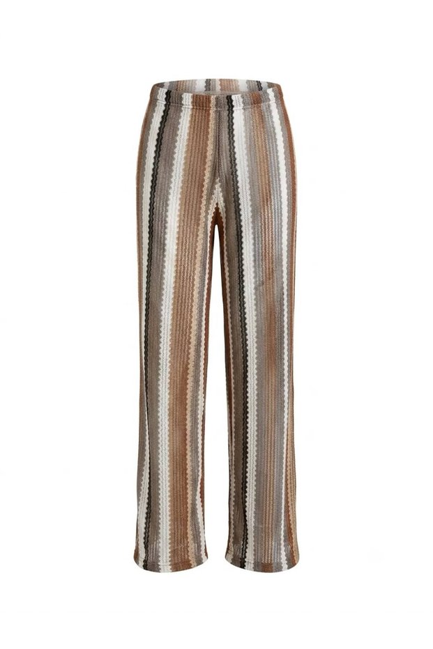 Multicolored Knitwear Trousers