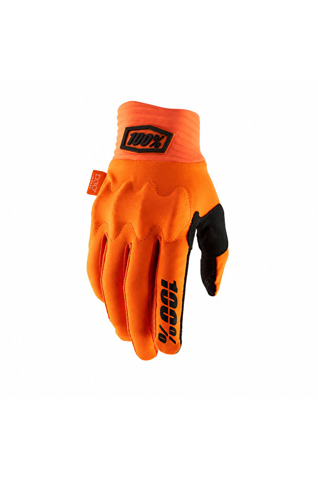 100% Gloves Black Summer Motorcycle Orange Gloves