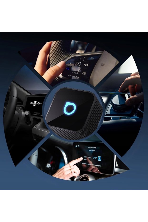 Adaptor Wireless Mini Cub CarPlay / Android Auto Negru