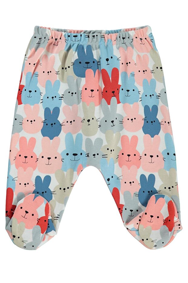 Rabbit Empirme Booties for 1-9 Months Single Bottom Baby - Ecru