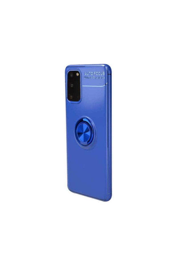 Compatible Case for Samsung Galaxy S20 Silicone Cover with Rotatable Ring Stand