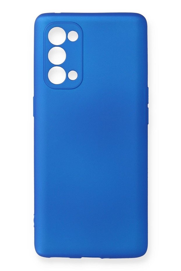 Compatible Case for Oppo Reno 5 Pro Yumauask Colorful Flexible Premium Rubber Silicone - Blue