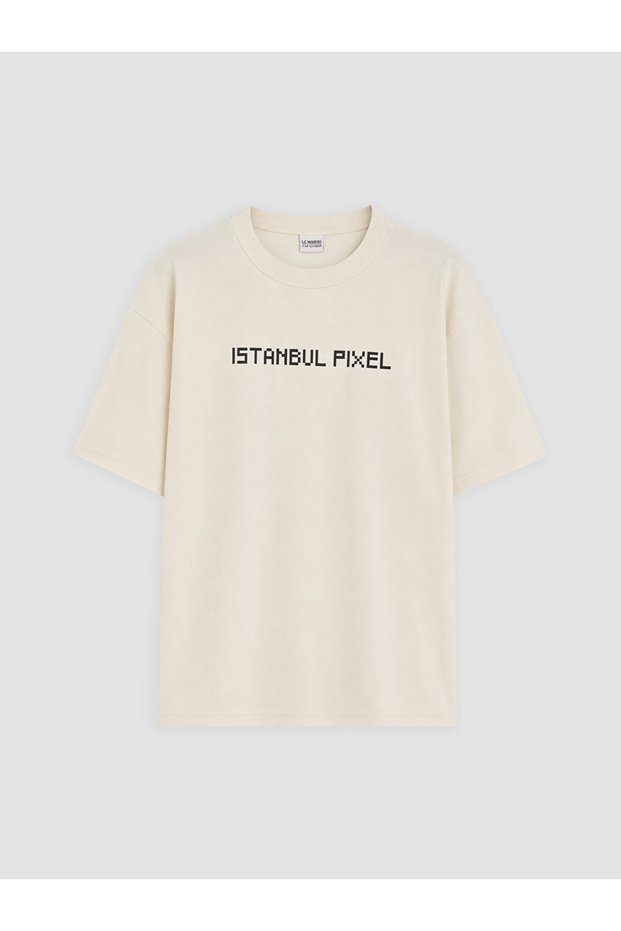 Lcw Kids Crew Neck Istanbul Printed Boys' T-Shirt