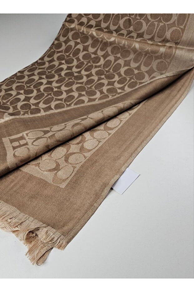 C Pattern Cotton Cashmere Silk Shawl Hijab Shawl Shoulder Shawl Foulard